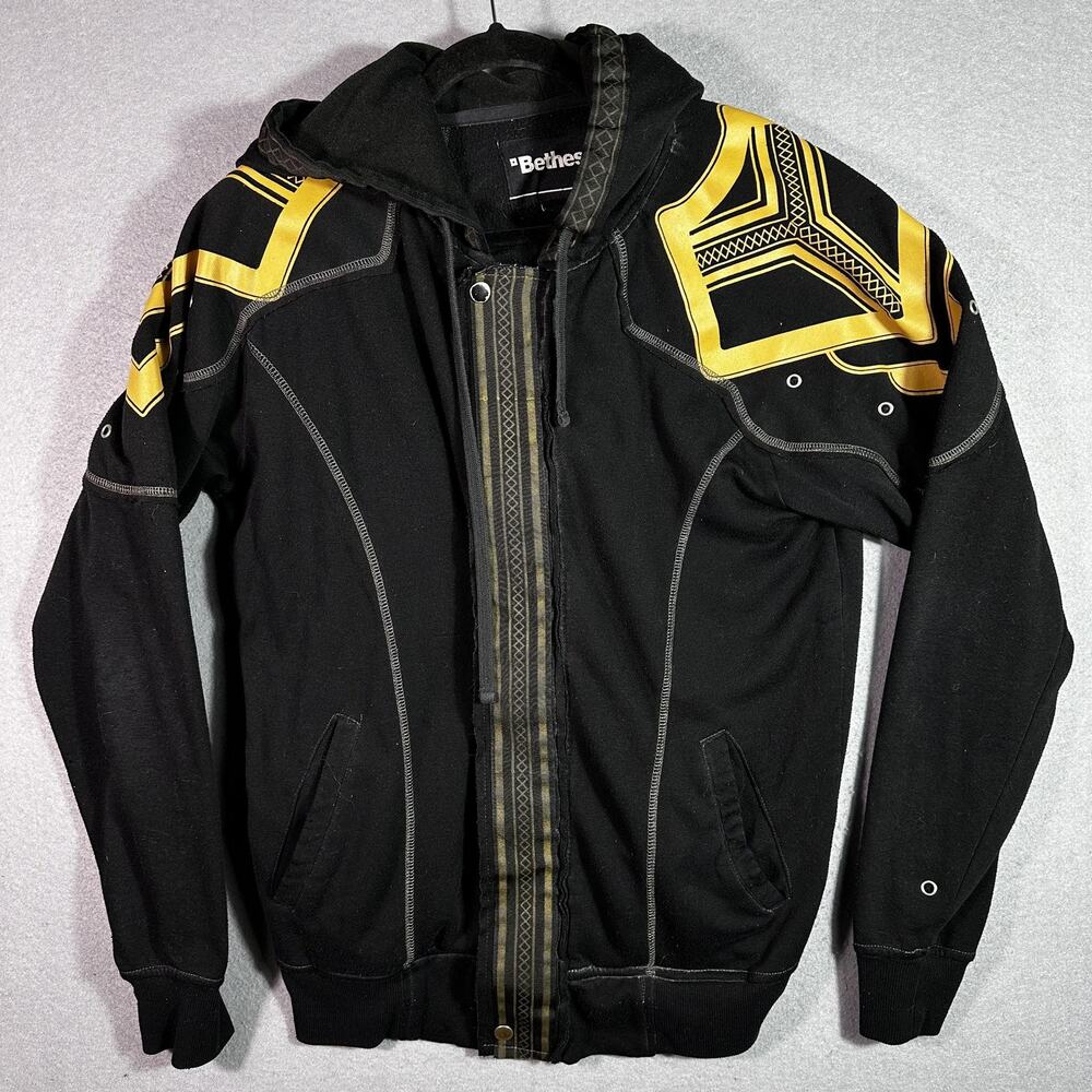 Breton Covenant Elder Scrolls Hoodie Mens Medium Black Bethesda *NO ZIP